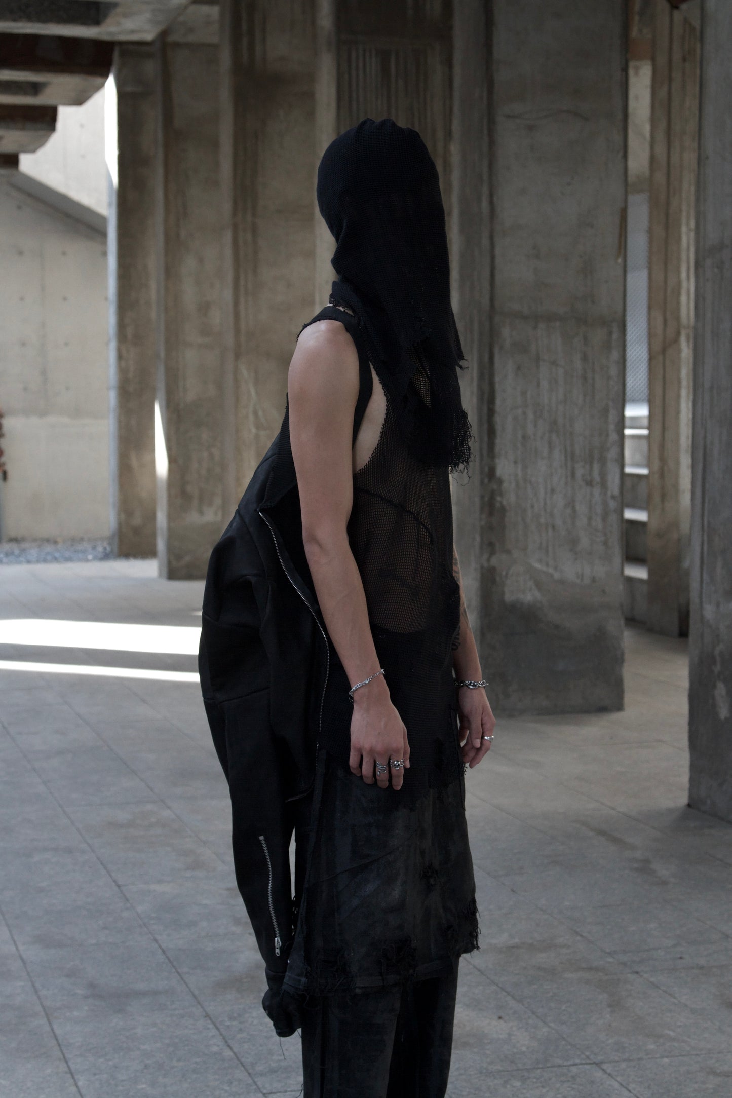 ÇREUX - PRØSTHETIC GLØVE BOMBER - BLACK