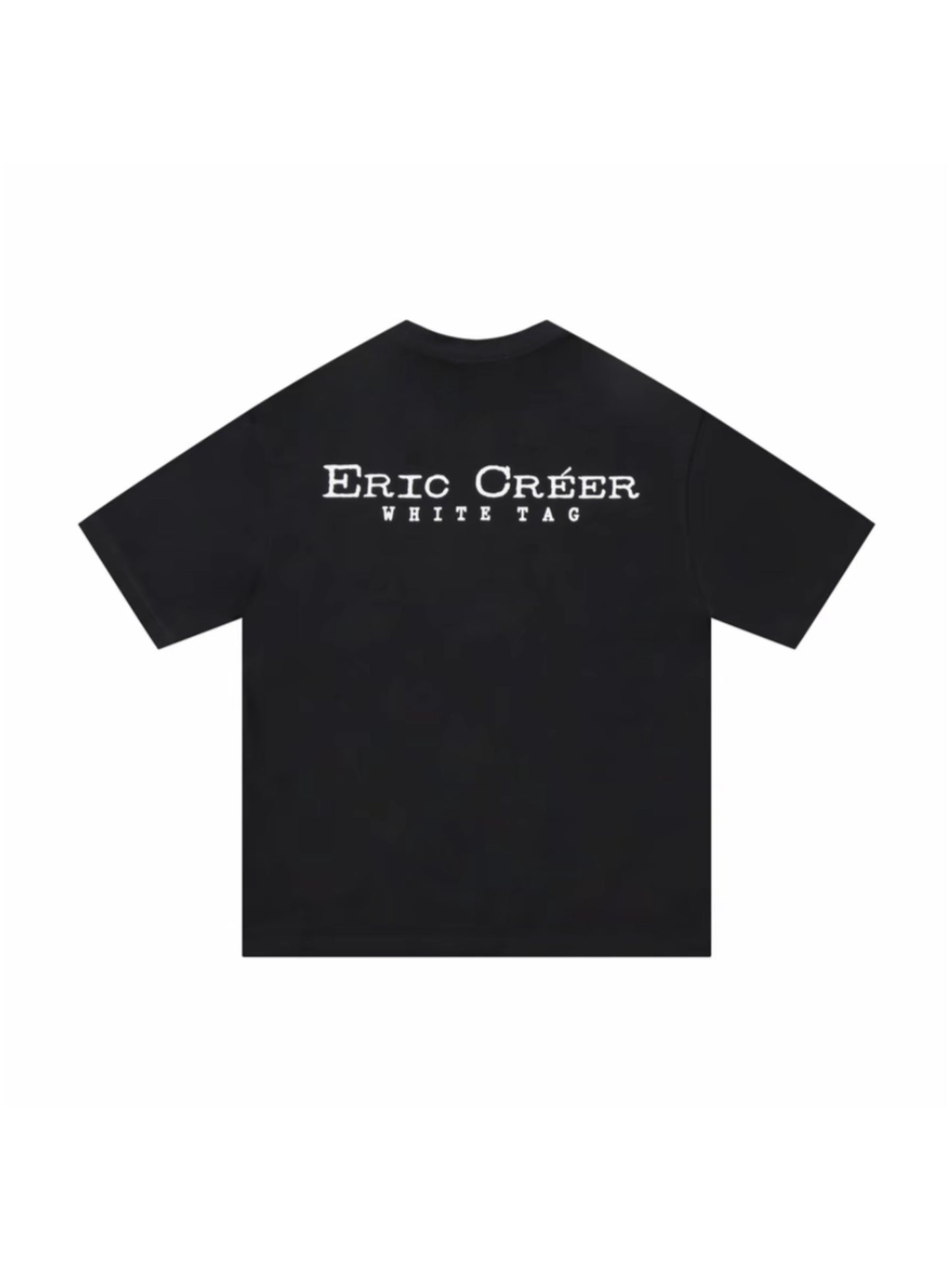 WHITE TAG - BASIC LOGO TEE BLACK