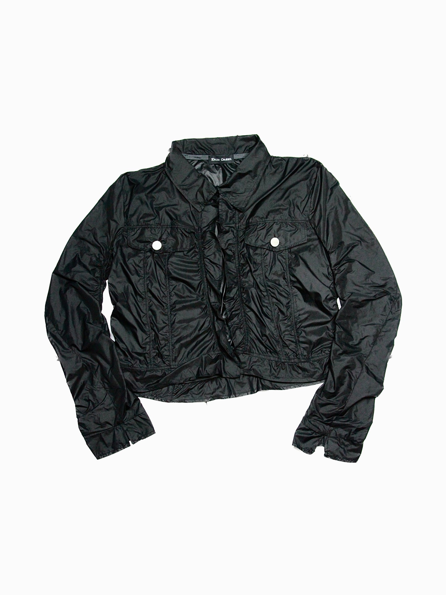 - ESCRØ - NYLON CROPPED JACKET