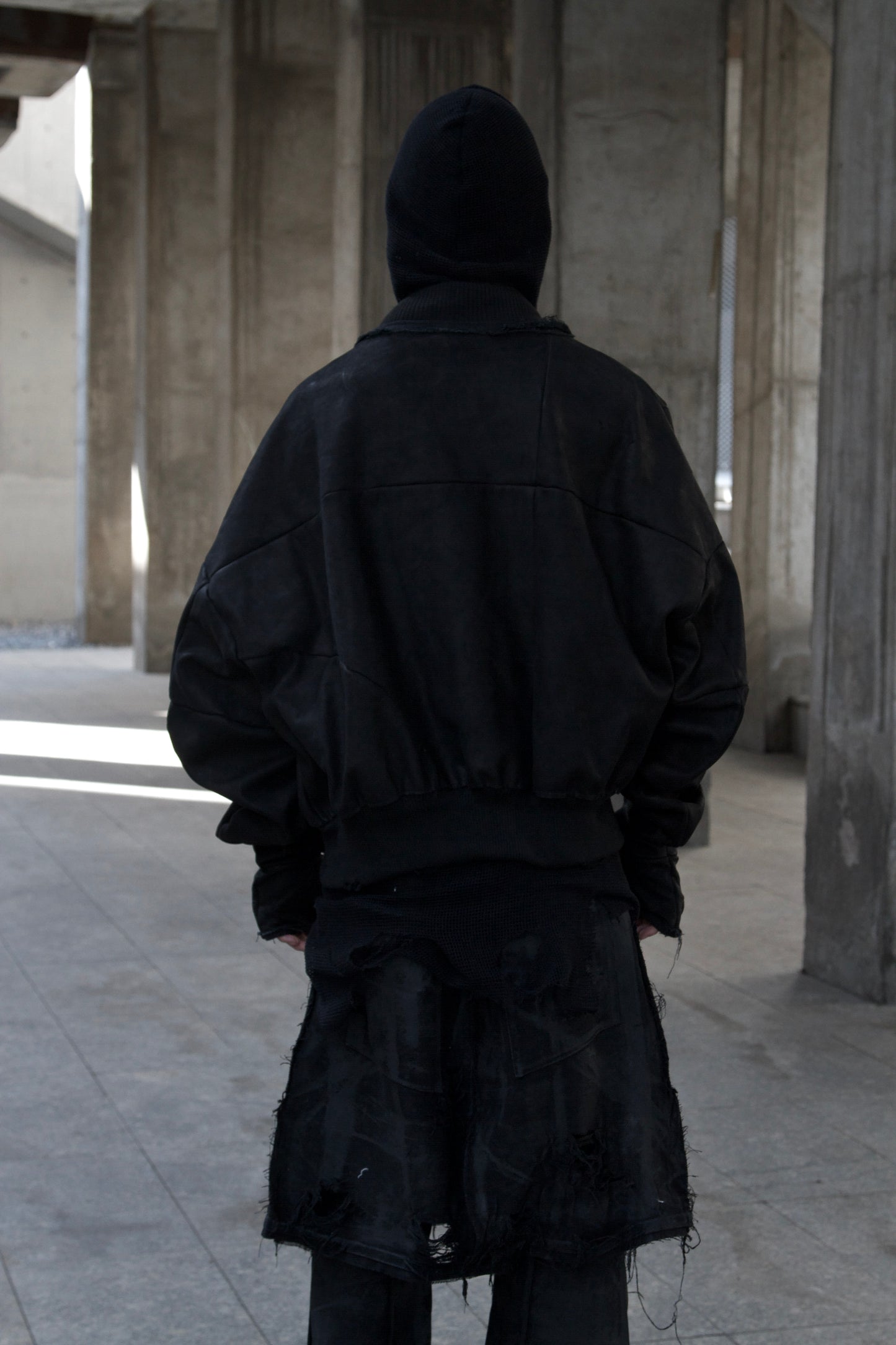 ÇREUX - PRØSTHETIC GLØVE BOMBER - BLACK