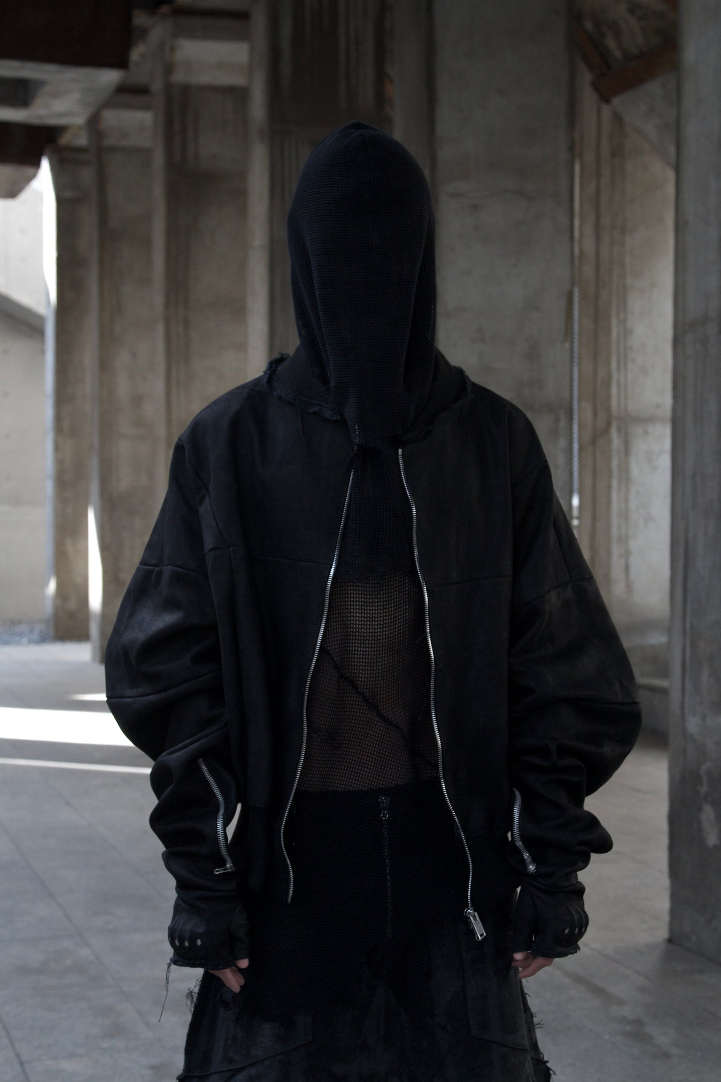 ÇREUX - PRØSTHETIC GLØVE BOMBER - BLACK