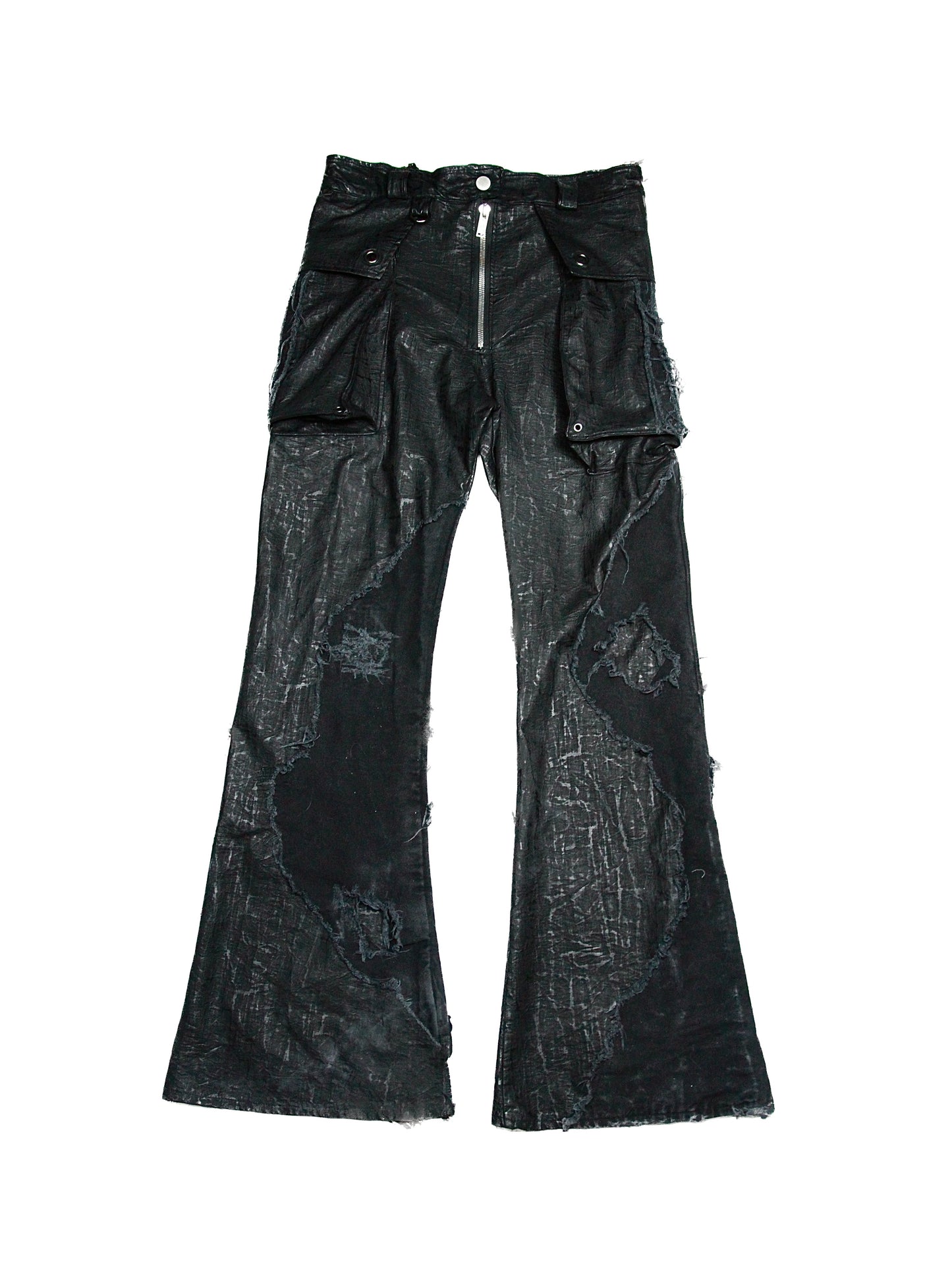 - MØRC -COATED CARGO PANTS -