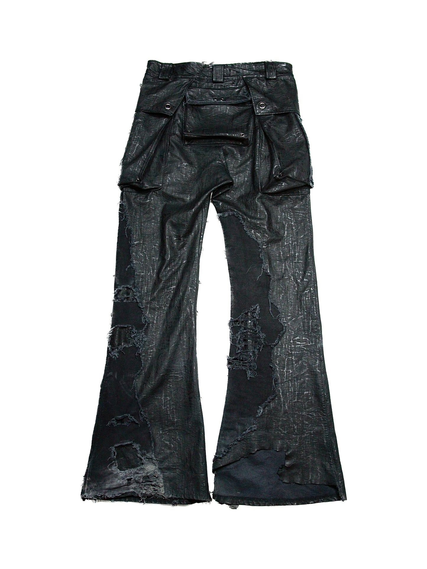 - MØRC -COATED CARGO PANTS -