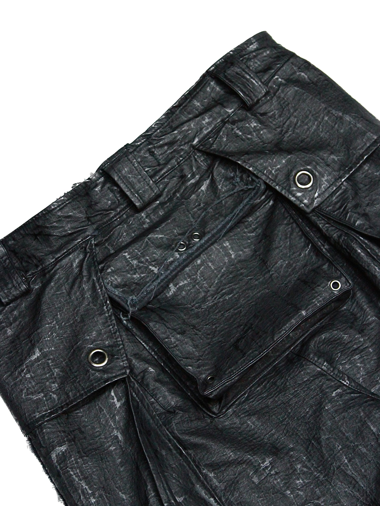 - MØRC -COATED CARGO PANTS -